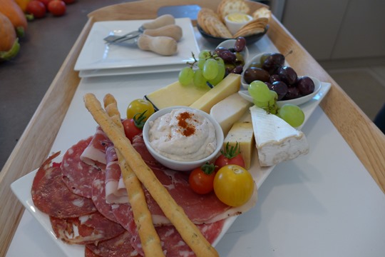 Food at Harpers on the Beach